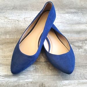 Old Navy Suade Navy Flats